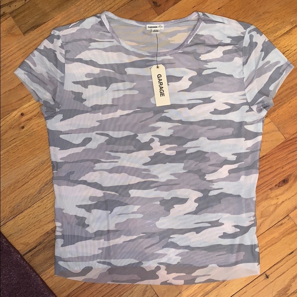Garage Womens Sheer Top